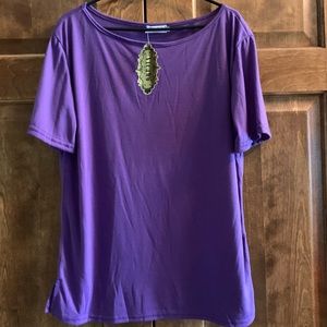 Brand New Vicabo Purple Short Sleeve Tee Shirt - Size Women's Medium